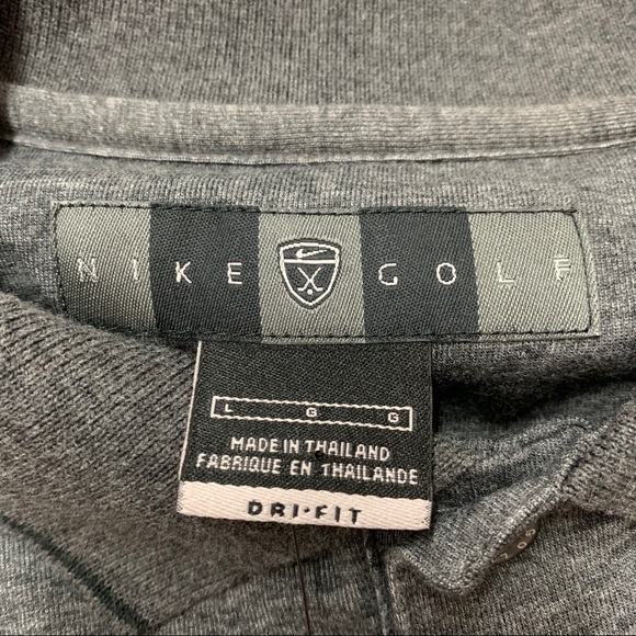 NEW Nike Golf Dri Fit Jersey Knit Sport Polo Large - Picture 5 of 7